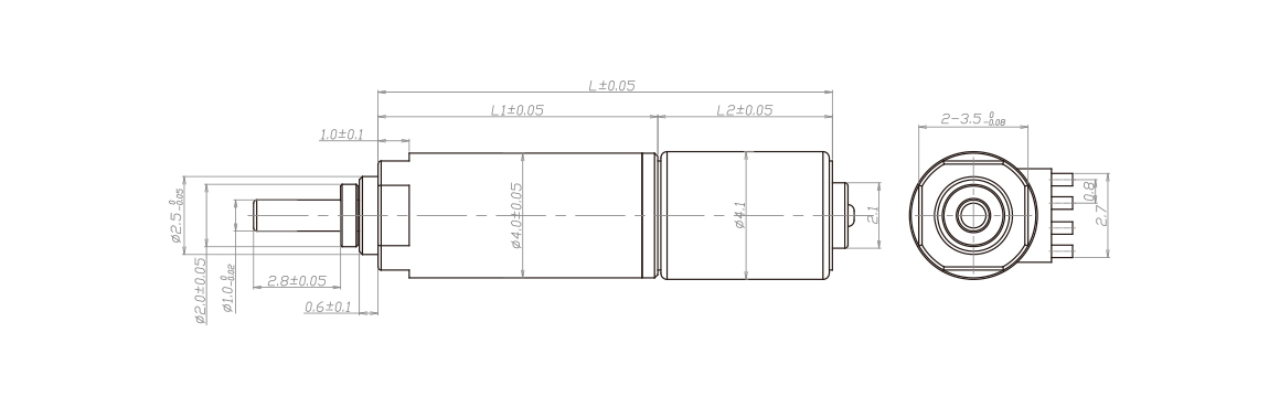 4mm微型步進減速電機