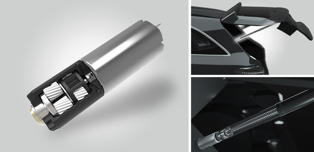 汽車尾門推桿電機